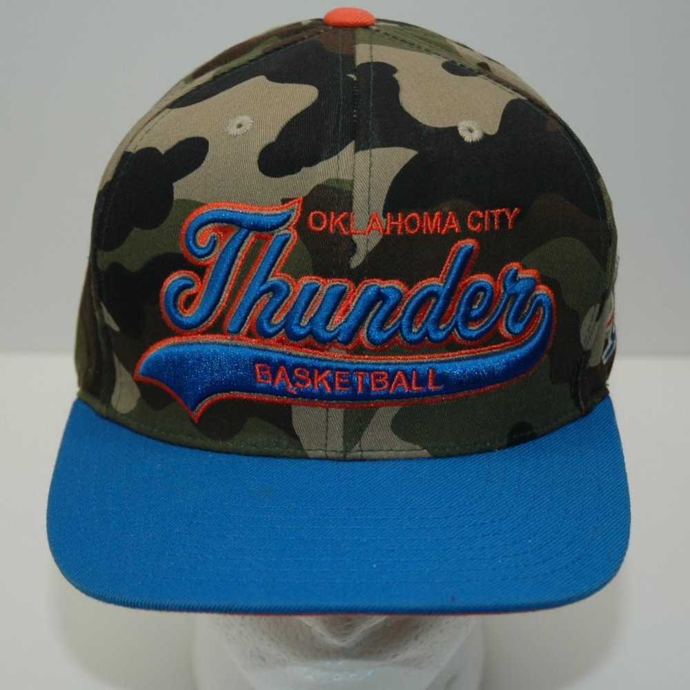 Oklahoma City Thunder Mitchell and Ness flat bill strapback